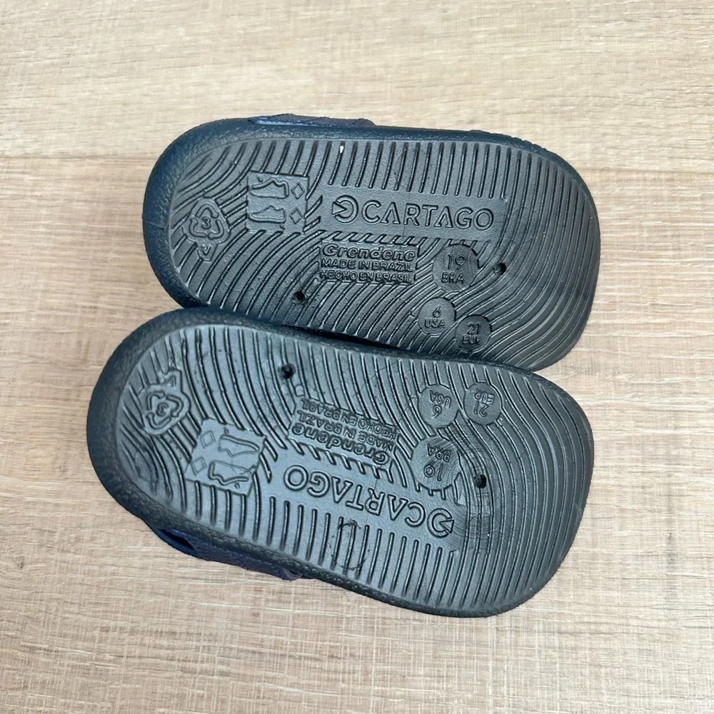 Navy Blue Kids Sandals with Adjustable Straps
